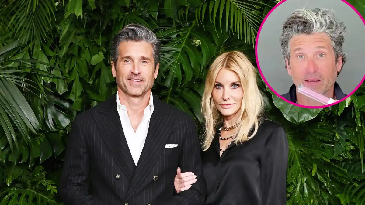 Patrick Dempsey Promotes Wifes Lipglosses