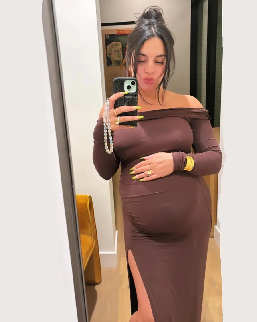 Pregnant Vanessa Hudgens’ Baby Bump Album Before Welcoming 1st Child With Husband Cole Tucker 543