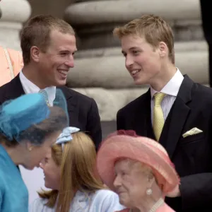 Prince William and Cousin Peter Phillips Relationship Through the Years