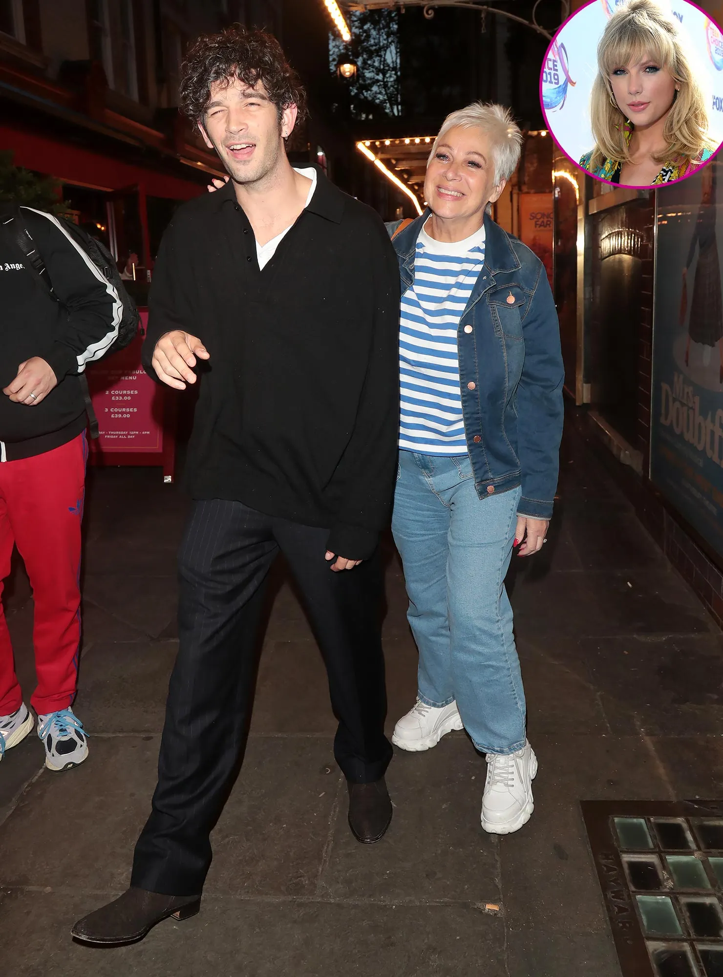 Matty Healy Mom Denise Welch Jokingly Responds to Taylor Swift New Album