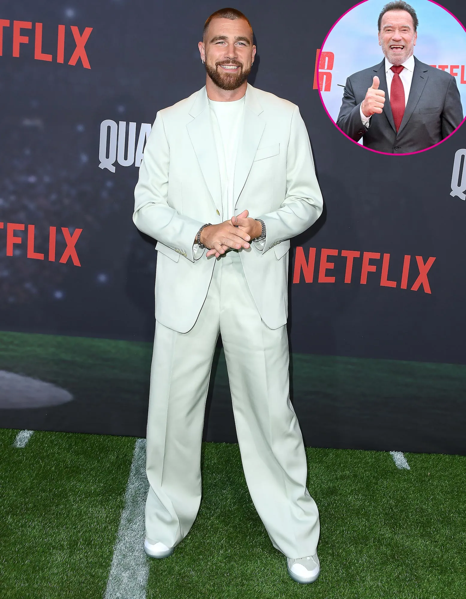 Promo Travis Kelce Tells Arnold Schwarzenegger He Wants to Name His 1st Kid Conan