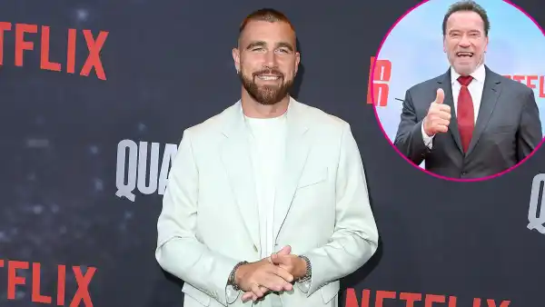 Promo Travis Kelce Tells Arnold Schwarzenegger He Wants to Name His 1st Kid Conan