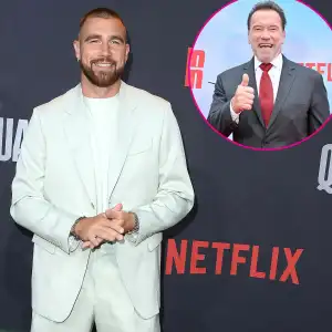Promo Travis Kelce Tells Arnold Schwarzenegger He Wants to Name His 1st Kid Conan