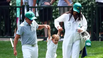 Rickie Fowlers Wife Allison and Daughter Caddy for Him at the Masters