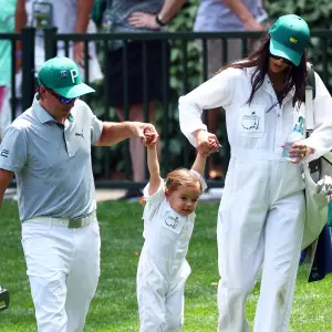 Rickie Fowlers Wife Allison and Daughter Caddy for Him at the Masters