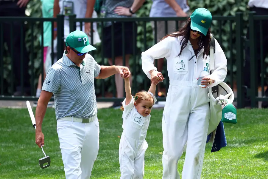 Rickie Fowlers Wife Allison and Daughter Caddy for Him at the Masters