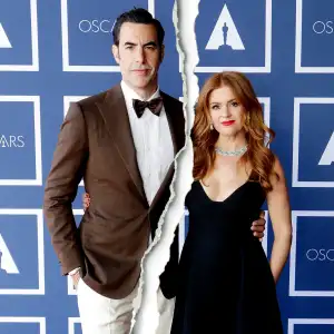 Sacha Baron Cohen and Isla Fisher Separate