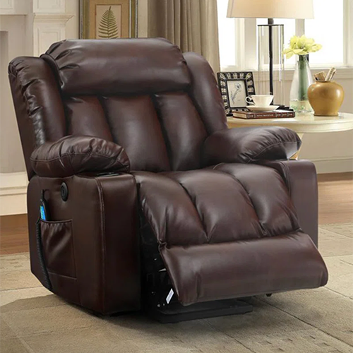 Latitude Run Large Power Lift Recliner Chair with Massage and Heat for Elderly