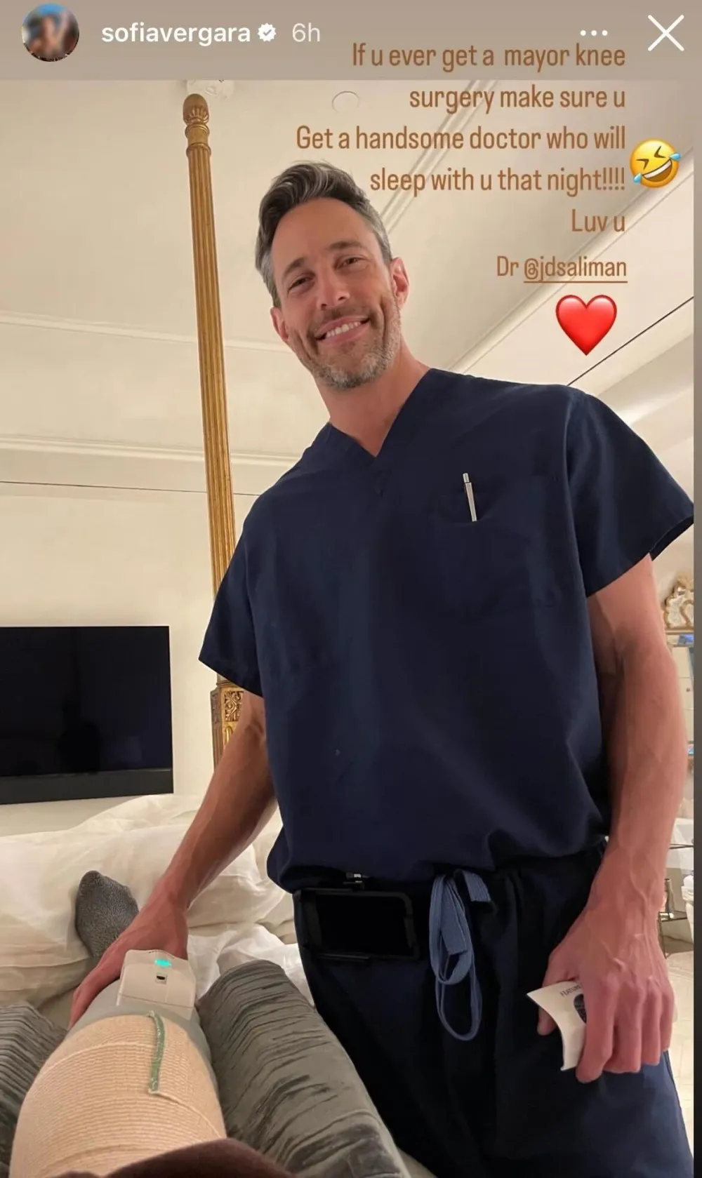 Sof&iacute;a Vergara Declares Instagram Official Romance With Dr. Justin Saliman