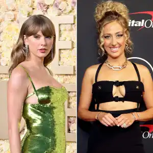Taylor Swift Sips a Tay Tini While Hanging With Brittany Mahomes in Vegas 409