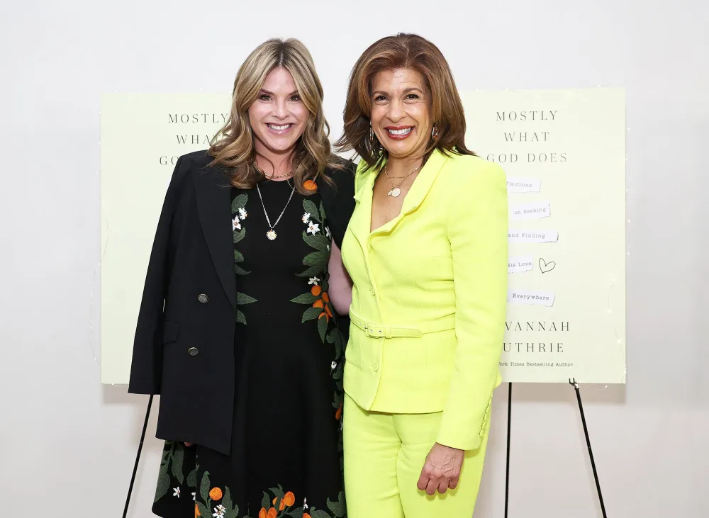 Todays Jenna Bush Hager Clarifies Hoda Kotb Is Not Dating Her Driver Eddie Shes Still Looking