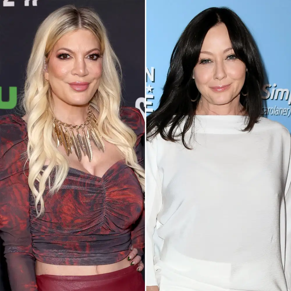 Tori Spelling Left a &lsquo;Big Ass Blood Stain&rsquo; from Losing Virginity on a Dress Shannen Doherty Borrowed
