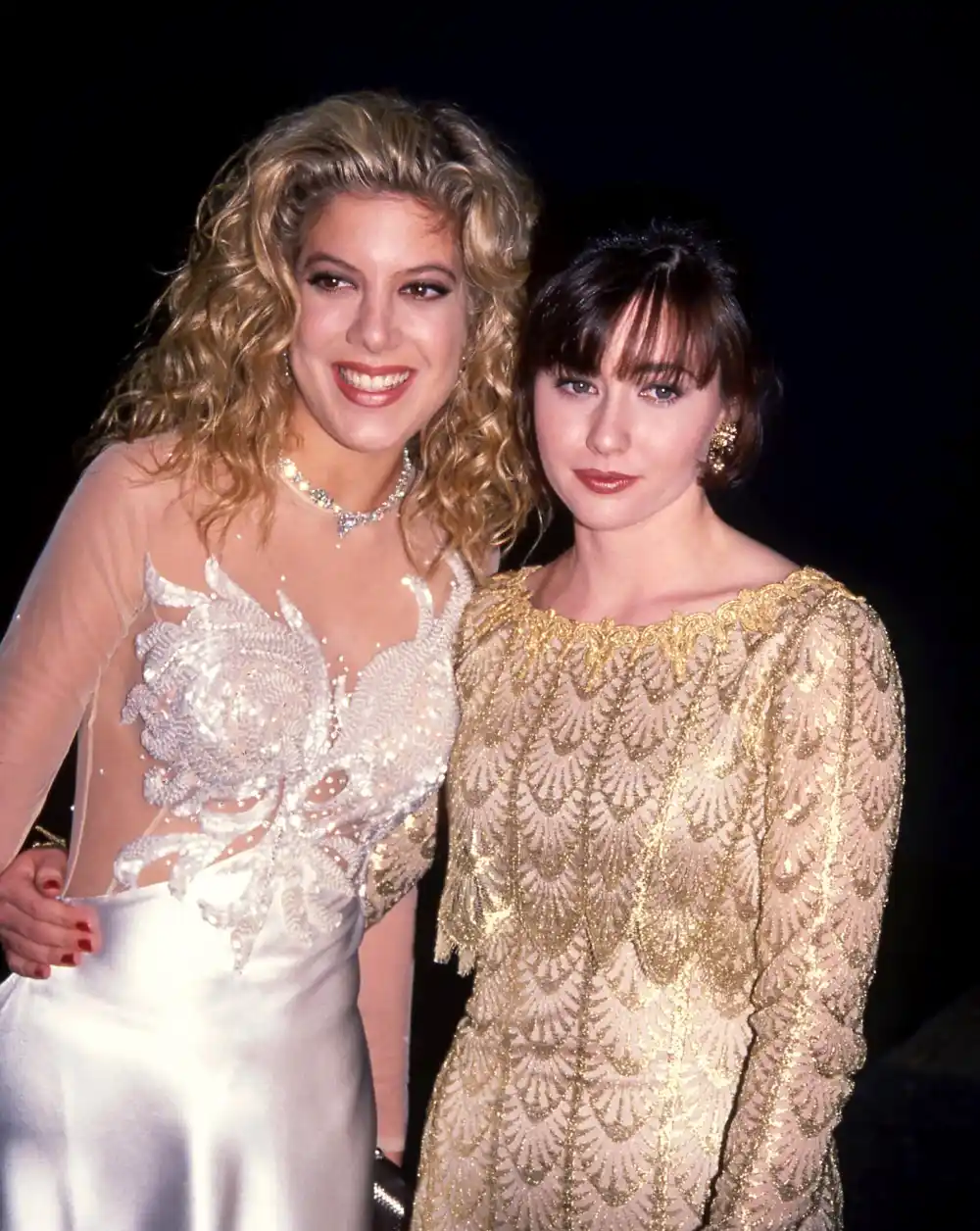Tori Spelling Left a &lsquo;Big Ass Blood Stain&rsquo; from Losing Virginity on a Dress Shannen Doherty Borrowed