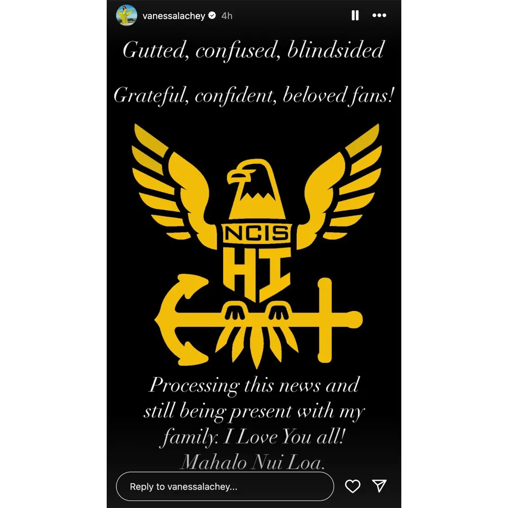 Vanessa Lachey Says She Is 'Confused' and &lsquo;Blindsided&rsquo; Over 'NCIS: Hawai'i' Cancellation