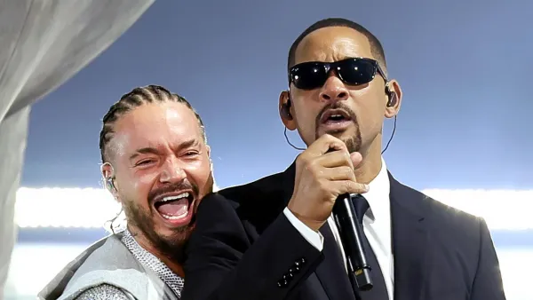 Will Smith Brings Back the ‘Men in Black’ for Surprise Performance During J Balvin’s Coachella Set