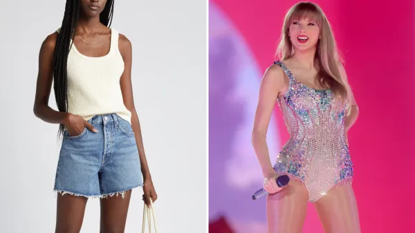 Agolde Parker Distressed Denim Shorts