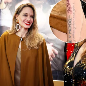 Angelina Jolie Gets Special Tattoo in Honor of The Outsiders