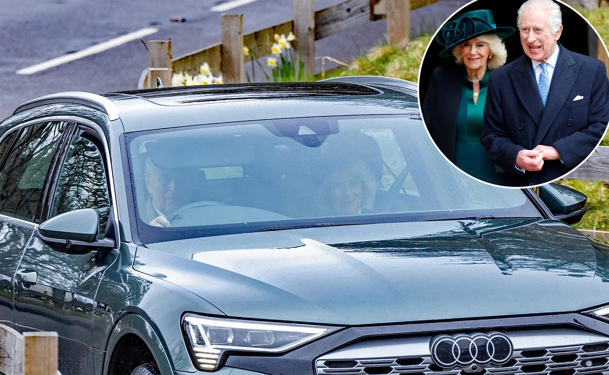 King Charles Queen Camilla Go to Church on Late Queen Elizabeth IIs Birthday Amid Cancer Treatment