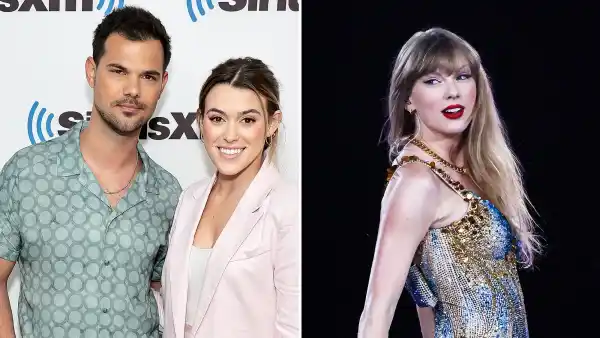 Taylor Lautners Wife Cosigns Theory of How Taylor Swifts Exes Reacted to The Tortured Poets Department Announcement