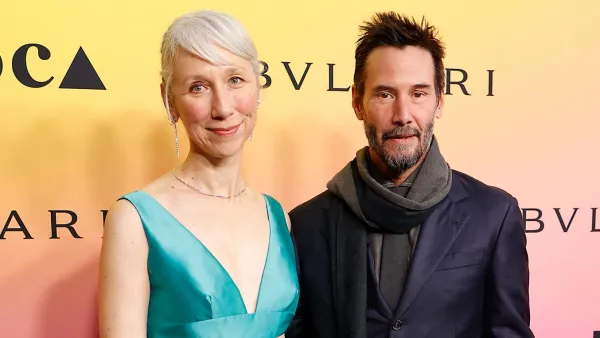 Keanu Reeves and Girlfriend Alexandra Grant Make Rare Red Carpet Appearance for at 2024 MOCA Gala