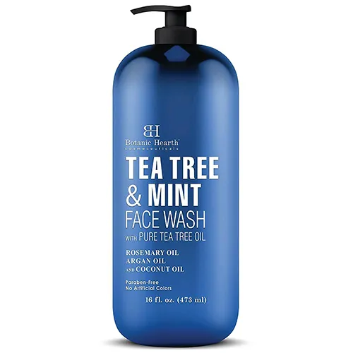 Botanic Hearth Tea Tree & Mint Face Wash