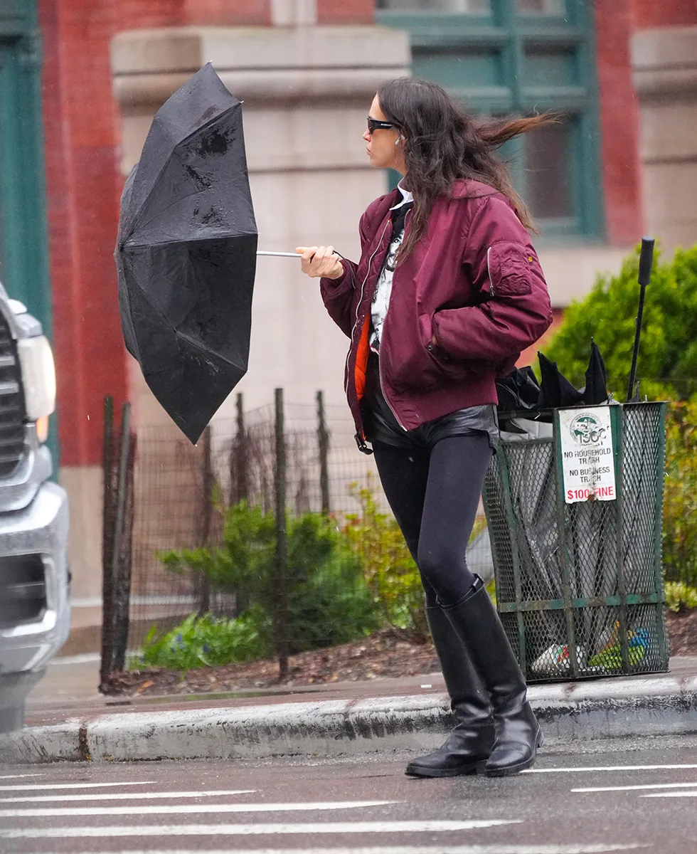 Irina Shayk in New York City on April 3, 2024.