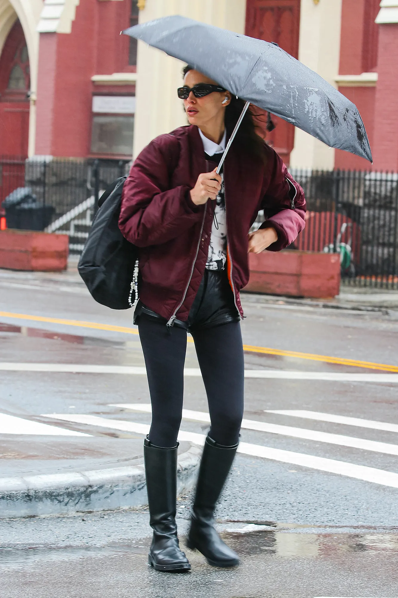 Irina Shayk in New York City on April 3, 2024.