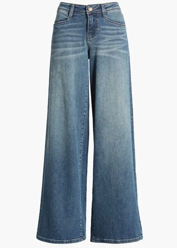PTCL Low Rise Wide Leg Jeans 