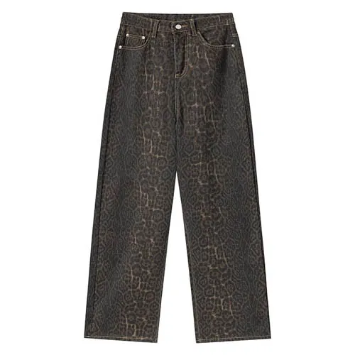 Leopard Print Jeans