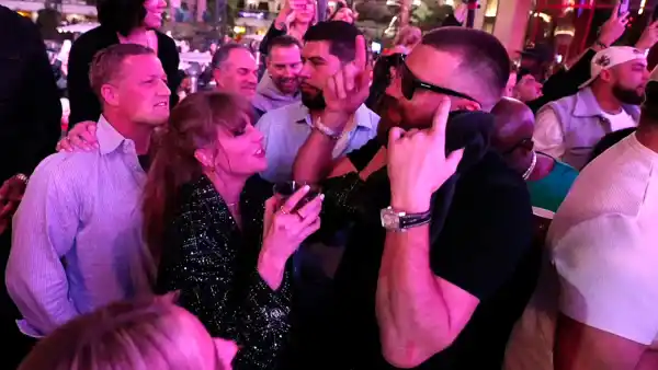Taylor Swift and Travis Kelce Dance the Night Away at Coachella During Bleachers and Ice Spice Sets