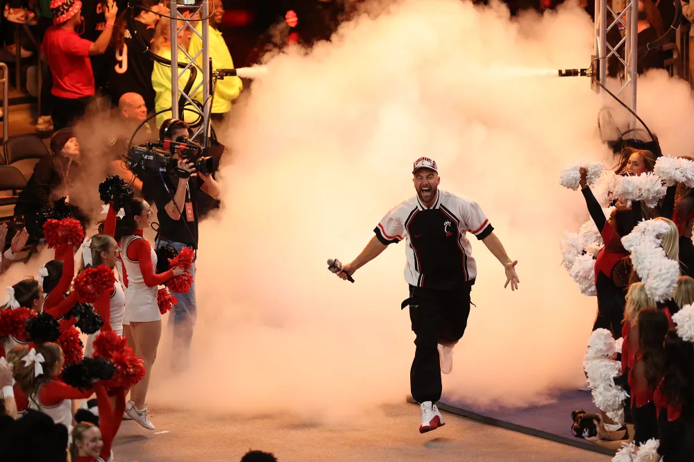 Recapping the Most Unhinged Moments From Travis and Jason Kelce&rsquo;s Live &lsquo;New Heights&rsquo; in Cincinnati