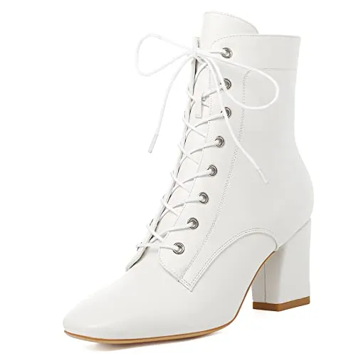 Seifin Lace-Up Booties