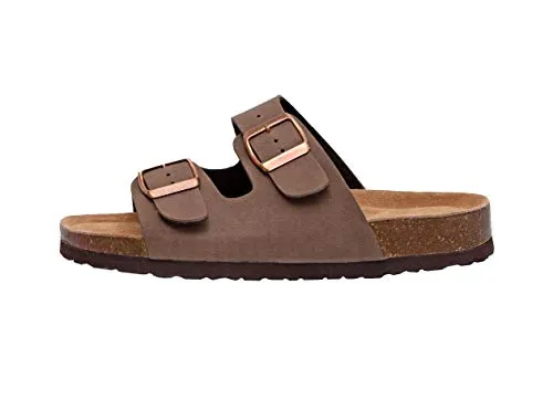 CUSHIONAIRE Lane Cork Footbed Sandal
