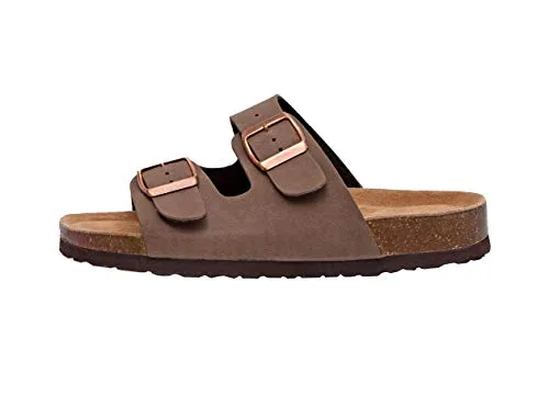 CUSHIONAIRE Lane Cork Footbed Sandal