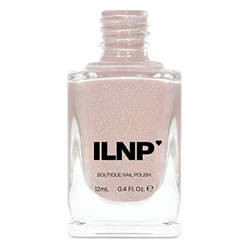 Best Chip Resistant: ILNP Birthday Suit Cashmere Pink Holographic Nail Polish
