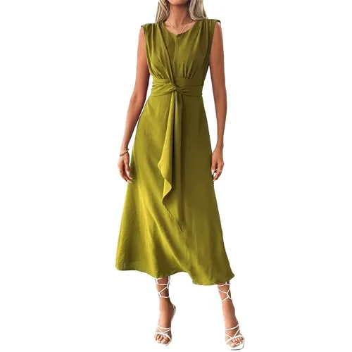 Brovave Sleeveless Tie-Front Dress