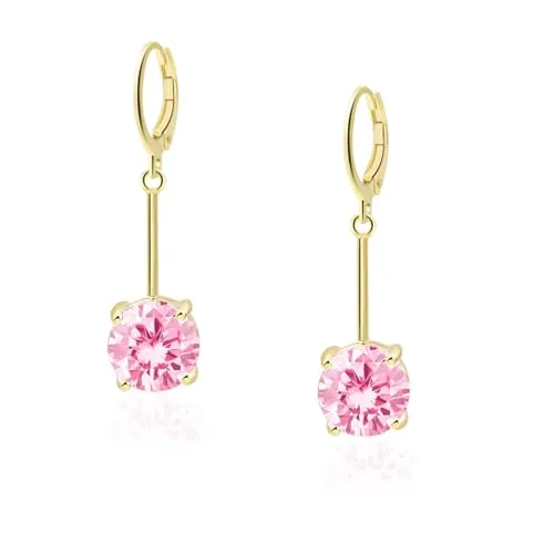 Vonssy Gemstone Drop Dangle Earrings