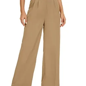 FUNYYZO Women’s Wide Leg Trousers