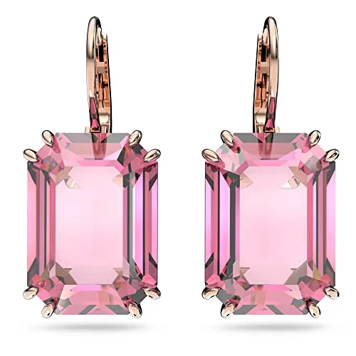 Swarovski Millenia Octagon-Cut Crystal Drop Earrings