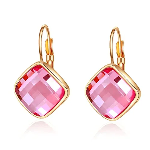 Vonssy Crystal Drop Dangle Earrings