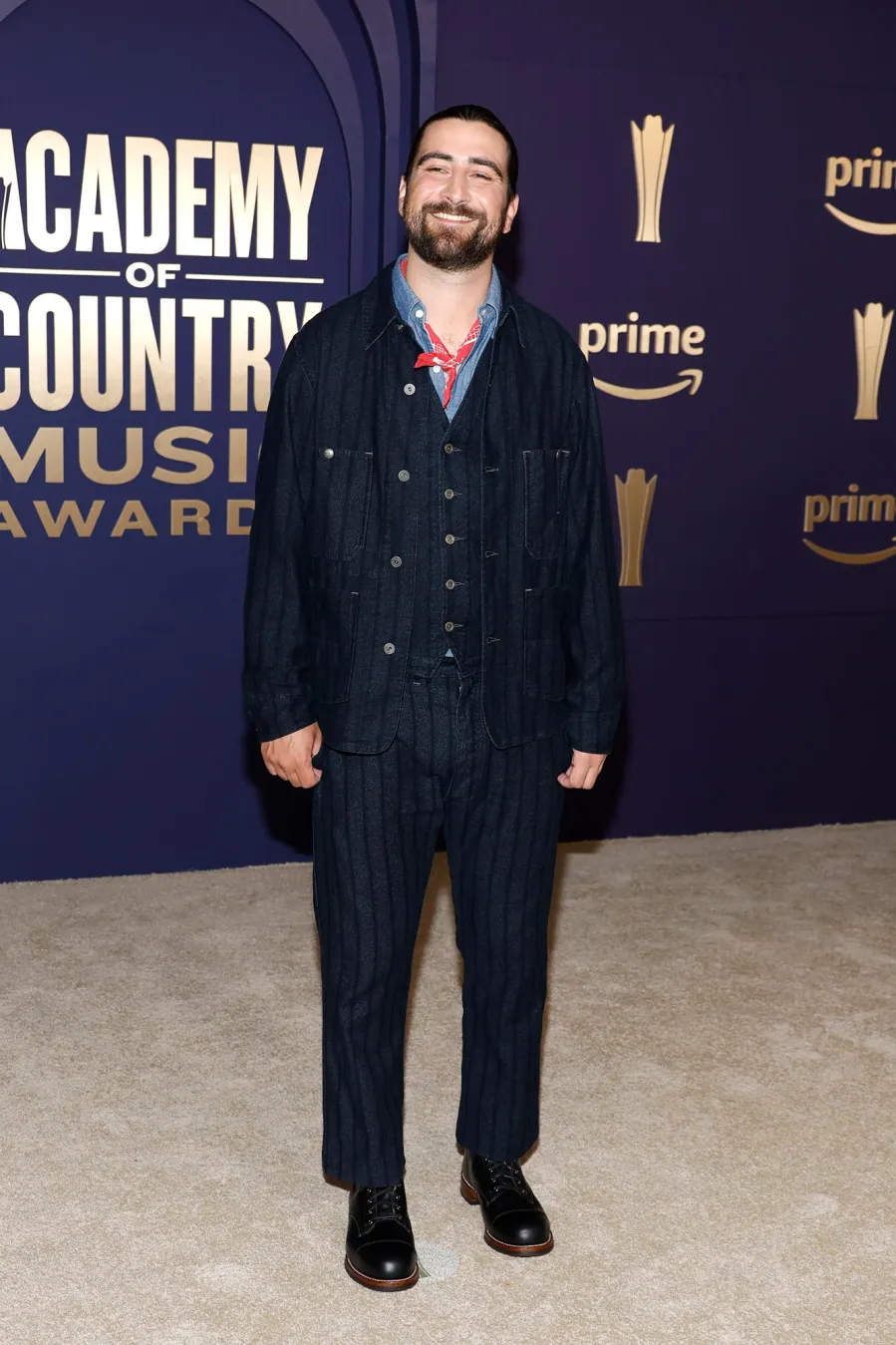 59th Academy of Country Music Awards 2024 Red Carpet Ar rivals 210 222 Noah Kahan