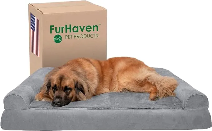 Furhaven Orthopedic Dog Bed for Large Dogs