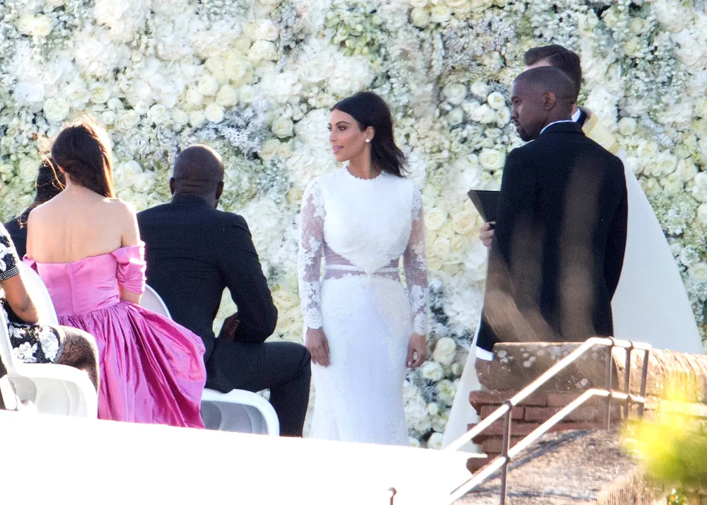 A Look Back at Kim Kardashian and Kanye West&rsquo;s Wedding, 10 Years Later