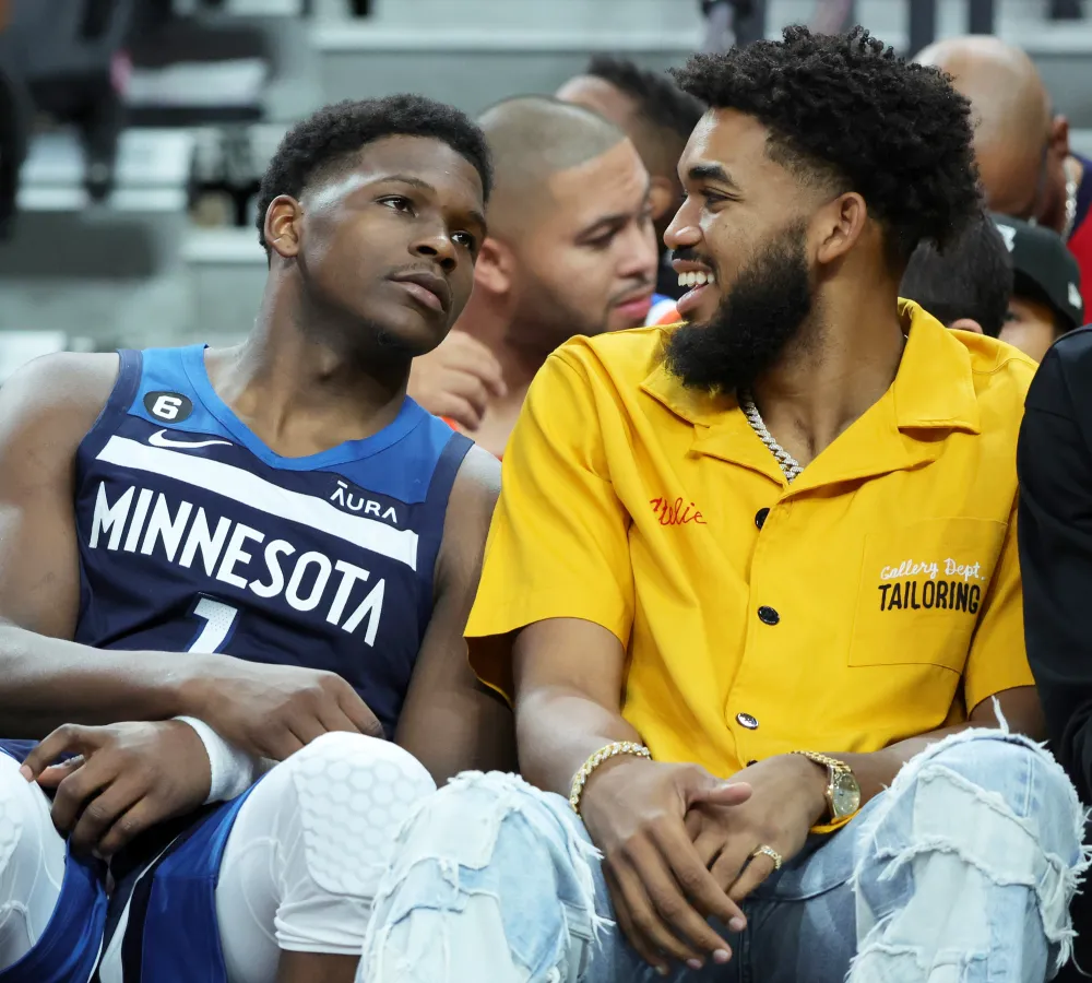 Anthony Edwards and Karl-Anthony Towns Best Press Conference Moments