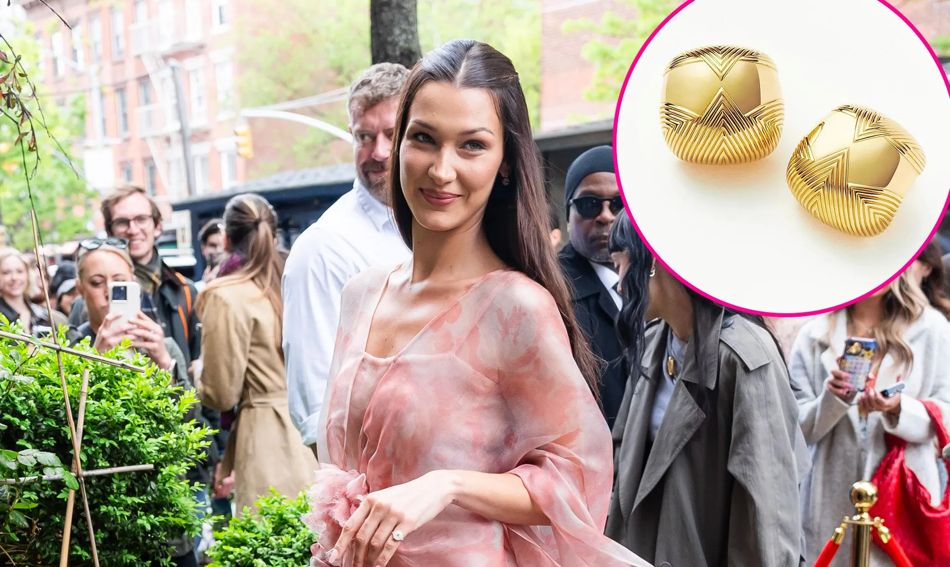 Bella Hadid Always Looks Good as Gold When She Wears Missoma s Eco Friendly Jewelry 940