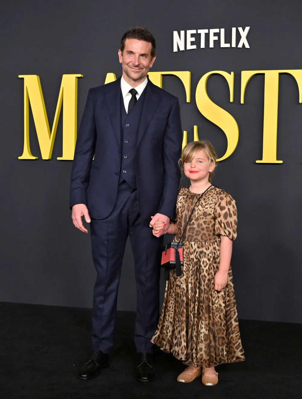 Bradley Cooper Brings Daughter Lea De Seine to IF Premiere