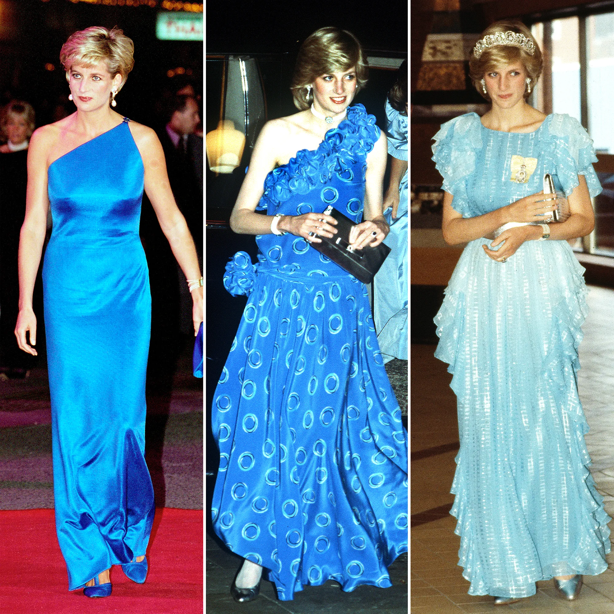Bridgerton s Florence Hunt Wore a Dress Cut From the Exact Fabric as a Dress Princess Diana Rocked