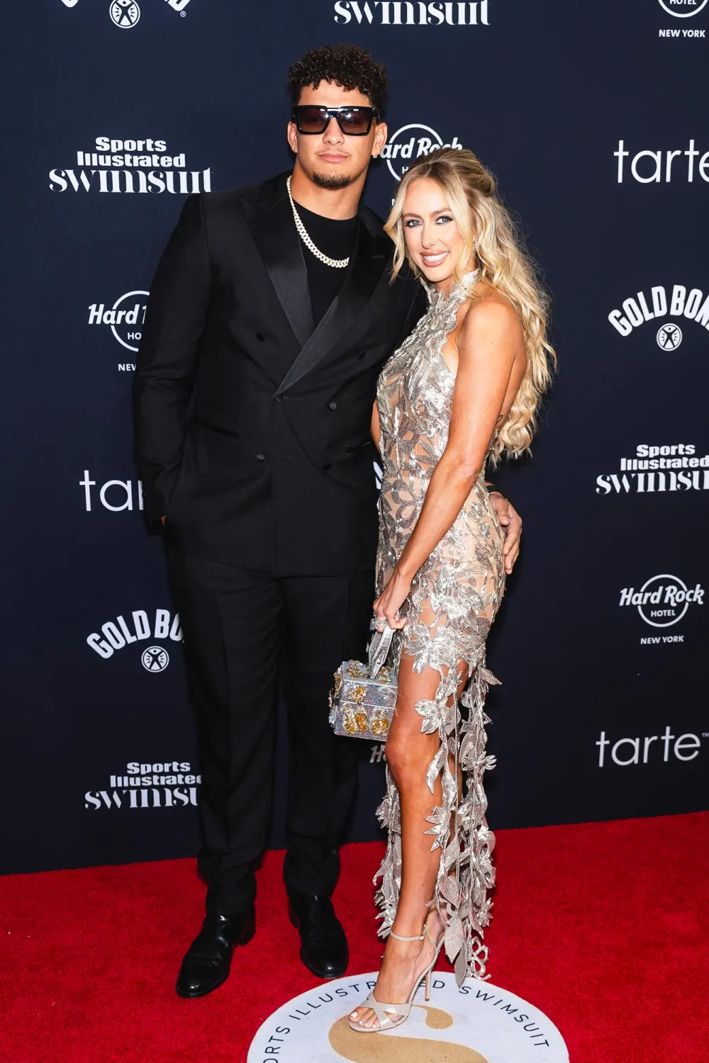 Brittany Mahomes Slays in Silver at the Sports Illustrated Swimsuit 2024 Launch Party