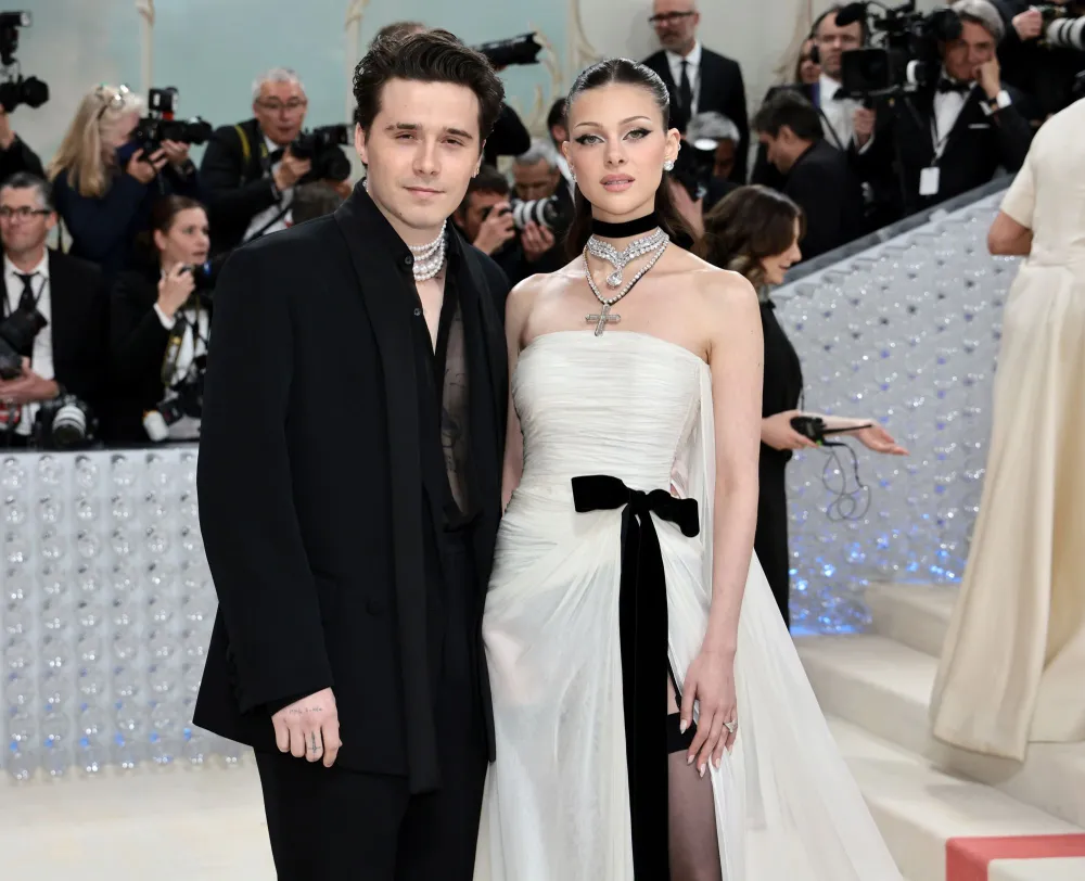 Brooklyn BEckham cut a lonely figure at 2024 met gala