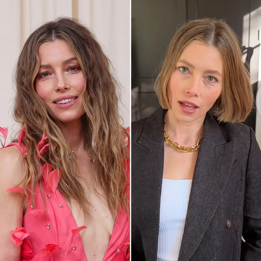 Celeb Hair Changes of 2024 gallery Jessica Biel